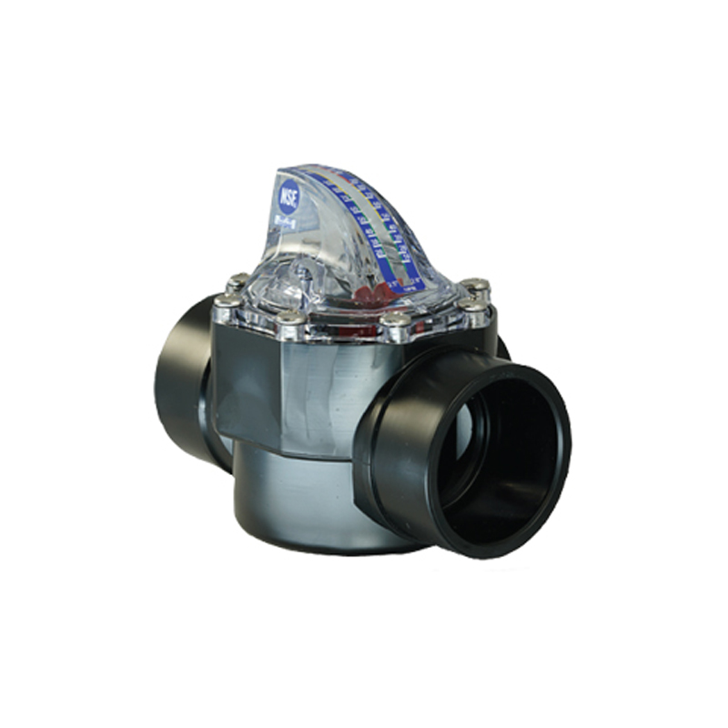 FlowVis FV-2 Flow Meter with Check Valve - 2 Inch